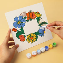 Carica l'immagine nel visualizzatore di Gallery, Mini Set Dipingere con i Numeri 20x20cm (6 pezzi) - Fiori Raccolti a Mano