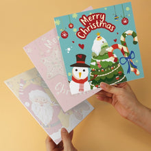 Carica l'immagine nel visualizzatore di Gallery, Mini Set Dipingere con i Numeri 20x20cm (6 pezzi) - Colori Natalizi