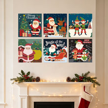Carica l'immagine nel visualizzatore di Gallery, Mini Set Dipingere con i Numeri 20x20cm (6 pezzi) - Holly Jolly