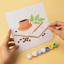 Carica l'immagine nel visualizzatore di Gallery, Mini Set Dipingere con i Numeri 20x20cm (6 pezzi) - Rituale del Caffè