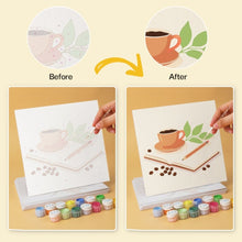 Carica l'immagine nel visualizzatore di Gallery, Mini Set Dipingere con i Numeri 20x20cm (6 pezzi) - Rituale del Caffè