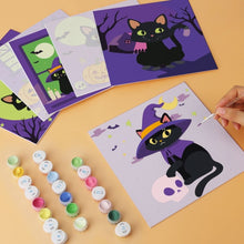 Carica l'immagine nel visualizzatore di Gallery, Mini Set Dipingere con i Numeri 20x20cm (6 pezzi) - Notti Spettrali