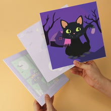 Carica l'immagine nel visualizzatore di Gallery, Mini Set Dipingere con i Numeri 20x20cm (6 pezzi) - Notti Spettrali