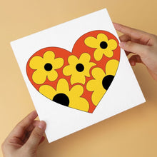 Carica l'immagine nel visualizzatore di Gallery, Mini Set Dipingere con i Numeri 20x20cm (6 pezzi) - Cuori Groovy