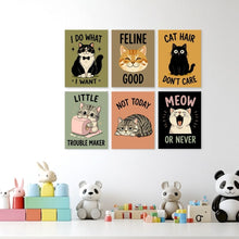 Carica l'immagine nel visualizzatore di Gallery, Mini Set Dipingere con i Numeri 15x20cm (6 pezzi) - Gattitudine