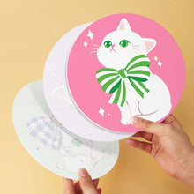 Carica l'immagine nel visualizzatore di Gallery, Mini Set Dipingere con i Numeri - Dischi di Ø20cm (6 pezzi) - Baffi e Fiocchetti