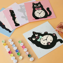 Carica l'immagine nel visualizzatore di Gallery, Mini Set Dipingere con i Numeri 20x20cm (6 pezzi) - Gatti Tic Tac
