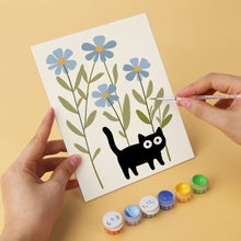 Carica l'immagine nel visualizzatore di Gallery, Mini Set Dipingere con i Numeri 15x20cm (6 pezzi) - Gatti Curiosi 1