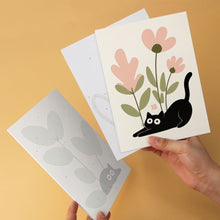 Carica l'immagine nel visualizzatore di Gallery, Mini Set Dipingere con i Numeri 15x20cm (6 pezzi) - Gatti Curiosi 1