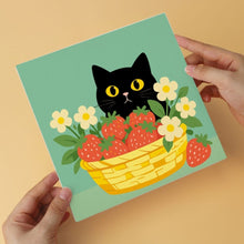 Carica l'immagine nel visualizzatore di Gallery, Mini Set Dipingere con i Numeri 20x20cm (6 pezzi) - Gatto Goloso