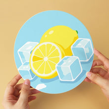 Carica l'immagine nel visualizzatore di Gallery, Mini Set Dipingere con i Numeri - Dischi di Ø20cm (6 pezzi) - Frutti Ghiacciati