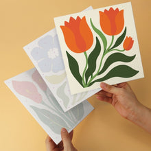 Carica l'immagine nel visualizzatore di Gallery, Mini Set Dipingere con i Numeri 20x20cm (6 pezzi) - Stampe Floreali