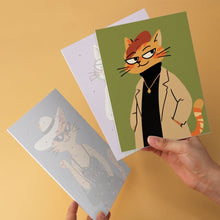 Carica l'immagine nel visualizzatore di Gallery, Mini Set Dipingere con i Numeri 15x20cm (6 pezzi) - Gatti in Ghingheri