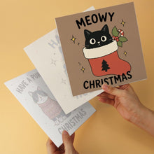 Carica l'immagine nel visualizzatore di Gallery, Mini Set Dipingere con i Numeri 20x20cm (6 pezzi) - Meowy Christmas