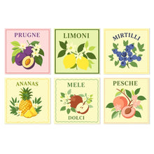 Carica l'immagine nel visualizzatore di Gallery, Mini Set Dipingere con i Numeri 20x20cm (6 pezzi) - Frutteto Italiano Figured'Art