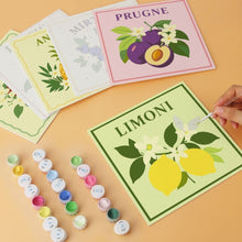 Carica l'immagine nel visualizzatore di Gallery, Mini Set Dipingere con i Numeri 20x20cm (6 pezzi) - Frutteto Italiano