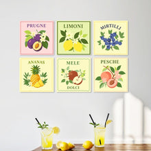 Carica l'immagine nel visualizzatore di Gallery, Mini Set Dipingere con i Numeri 20x20cm (6 pezzi) - Frutteto Italiano
