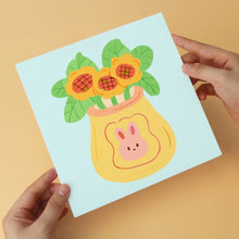Carica l'immagine nel visualizzatore di Gallery, Mini Set Dipingere con i Numeri 20x20cm (6 pezzi) - Angolo di Piante Colorate