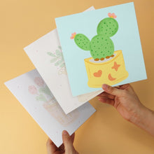 Carica l'immagine nel visualizzatore di Gallery, Mini Set Dipingere con i Numeri 20x20cm (6 pezzi) - Angolo di Piante Colorate