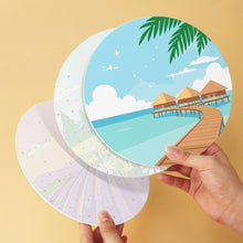 Carica l'immagine nel visualizzatore di Gallery, Mini Set Dipingere con i Numeri - Dischi di Ø20cm (6 pezzi) - Paesaggi da Sogno 2