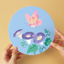 Carica l'immagine nel visualizzatore di Gallery, Mini Set Dipingere con i Numeri - Dischi di Ø20cm (6 pezzi) - Fiori e Farfalle