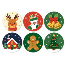 Carica l'immagine nel visualizzatore di Gallery, Mini Set Dipingere con i Numeri - Dischi di Ø20cm (6 pezzi) - Sussurri di Natale Figured'Art