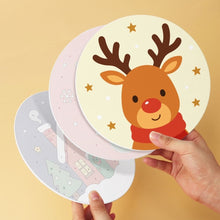 Carica l'immagine nel visualizzatore di Gallery, Mini Set Dipingere con i Numeri - Dischi di Ø20cm (6 pezzi) - Sussurri di Natale