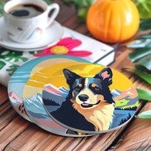 Carica l&#39;immagine nel visualizzatore di Gallery, Set di 6 Sottobicchieri da Dipingere con i numeri (15cm diametro) - Cani