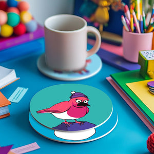 Dipingere con i numeri Sottobicchieri 15cm (4 pezzi) - Regalo di Natale Creativo 1