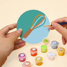 Carica l'immagine nel visualizzatore di Gallery, Set di 6 Sottobicchieri da Dipingere con i numeri (10cm diametro) - Amanti dei dessert