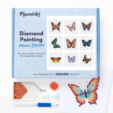 Carica l&#39;immagine nel visualizzatore di Gallery, Mini Set Diamond Painting - Farfalle