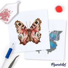 Carica l&#39;immagine nel visualizzatore di Gallery, Mini Set Diamond Painting - Farfalle