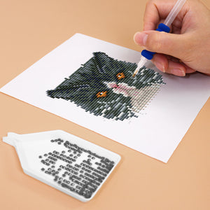 Mini Set Diamond Painting 15x20cm (4 pezzi) - Amici Felini