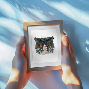 Mini Set Diamond Painting 15x20cm (4 pezzi) - Amici Felini