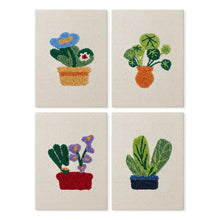Carica l'immagine nel visualizzatore di Gallery, Punch Needle Kit (4 pezzi) con cornici - Atmosfera Botanica Figured'Art