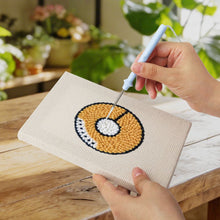 Carica l'immagine nel visualizzatore di Gallery, Punch Needle Kit (4 pezzi) con cornici - Dolcetti