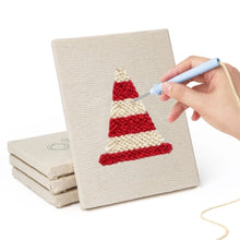 Carica l'immagine nel visualizzatore di Gallery, Punch Needle Kit (4 pezzi) con cornici - Icone Urbane 1