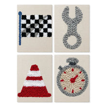 Carica l'immagine nel visualizzatore di Gallery, Punch Needle Kit (4 pezzi) con cornici - Icone Urbane 2 Figured'Art