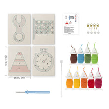 Carica l'immagine nel visualizzatore di Gallery, Punch Needle Kit (4 pezzi) con cornici - Icone Urbane 2