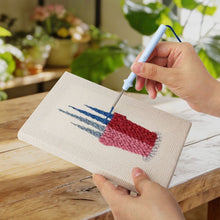 Carica l'immagine nel visualizzatore di Gallery, Punch Needle Kit (4 pezzi) con cornici - Piante Colorate