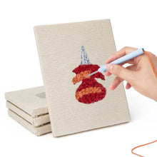 Carica l'immagine nel visualizzatore di Gallery, Punch Needle Kit (4 pezzi) con cornici - Cartoleria Kawaii 1