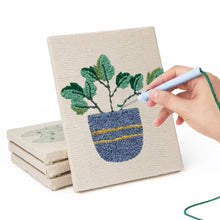 Carica l'immagine nel visualizzatore di Gallery, Punch Needle Kit (4 pezzi) con cornici - Collezione Piante del Deserto