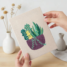 Carica l'immagine nel visualizzatore di Gallery, Punch Needle Kit (4 pezzi) con cornici - Atmosfera Green
