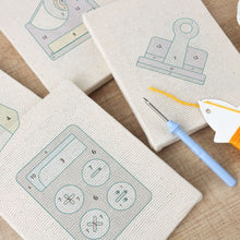 Carica l'immagine nel visualizzatore di Gallery, Punch Needle Kit (4 pezzi) con cornici - Cartoleria Kawaii 2