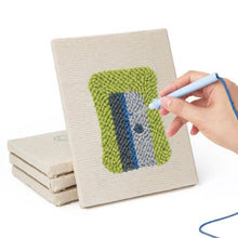 Carica l'immagine nel visualizzatore di Gallery, Punch Needle Kit (4 pezzi) con cornici - Cartoleria Kawaii 2