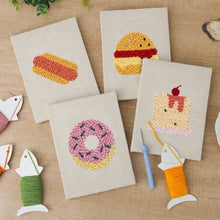 Carica l'immagine nel visualizzatore di Gallery, Punch Needle Kit (4 pezzi) con cornici - Bocconi Golosi