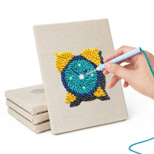 Carica l'immagine nel visualizzatore di Gallery, Punch Needle Kit (4 pezzi) con cornici - Essenziali da Scrivania 1
