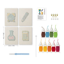 Carica l'immagine nel visualizzatore di Gallery, Punch Needle Kit (4 pezzi) con cornici - Essenziali da Scrivania 1