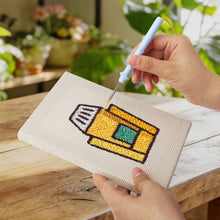 Carica l'immagine nel visualizzatore di Gallery, Punch Needle Kit (4 pezzi) con cornici - Fast Food