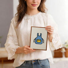 Carica l'immagine nel visualizzatore di Gallery, Punch Needle Kit (4 pezzi) con cornici - Set Cucina e Snack